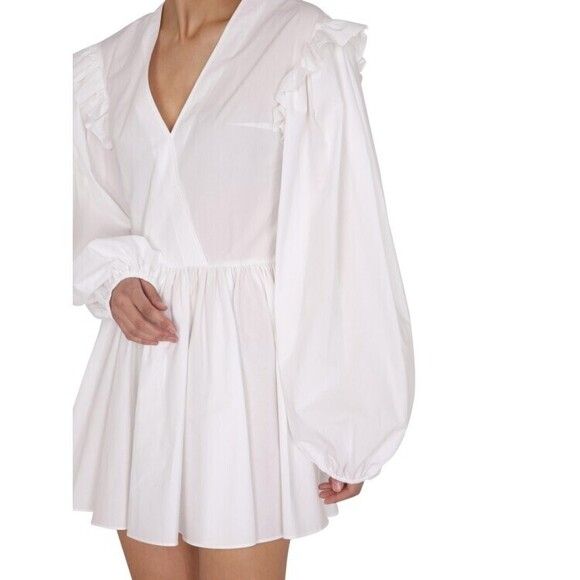 Patou V-Neck Dress With Balloon Sleeves - NWT - Picture 4 of 4